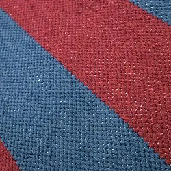 Tapis Coton - Nilo (rouge/bleu)