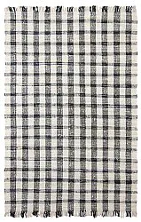 Tapis en coton - Noomi (noir)