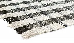 Tapis en coton - Noomi (noir)