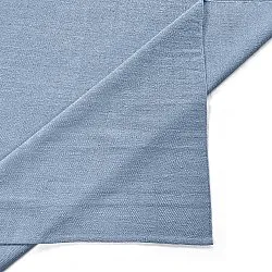 Tapis Coton - Rigolet (bleu clair)