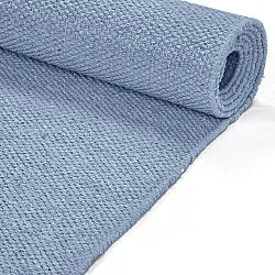 Tapis Coton - Rigolet (bleu clair)