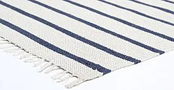 Tapis en coton - Helle (bleu)