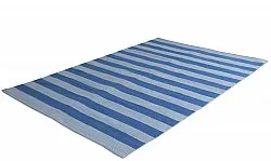Tapis en coton - Nilo (bleu)