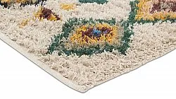 Tapis à poils longs - Siddel Natural Cotton Shaggy (beige/multicolore)