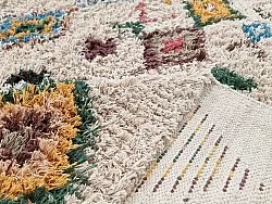Tapis à poils longs - Siddel Natural Cotton Shaggy (beige/multicolore)