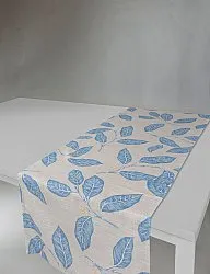 Chemins de table - Chemins Morris (bleu)