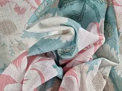 Chemin de table - Chemin Serena (turquoise/rose)