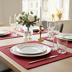 Set de table - 2 unités Niva (bordeaux)