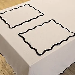 Set de sets de table - 2 unités Yrsa (beige clair)
