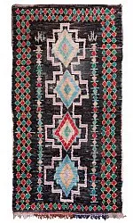 Tapis berbère marocain Boucherouite 310 x 160 cm