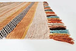 Tapis en coton - Bouira (orange/multicolore)