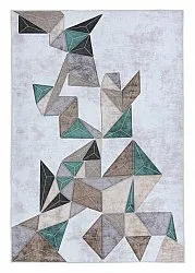 Tapis Wilton - Feres (gris/beige/multicolore)
