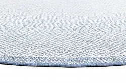 Tapis rond - Monsaraz (bleu)