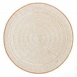 Tapis rond - Ferragudo (orange)