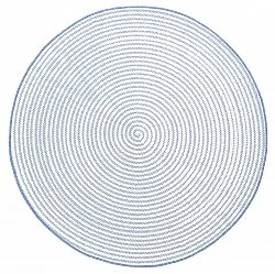 Tapis rond - Ferragudo (bleu)
