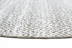 Tapis rond - Harstad (marron)