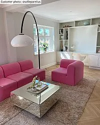 Tapis à poils longs - Cannes (beige)