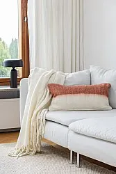Housse de coussin en mélange de laine - Carrie (rose)