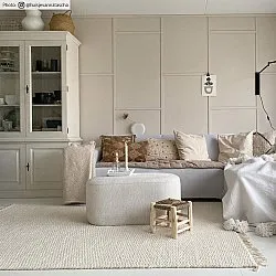 Tapis en laine - Cartmel (blanc cassé)