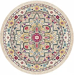 Tapis rond - Castro (multicolore)
