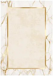 Tapis Wilton - Cerasia (beige/blanc/doré)