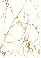 Tapis Wilton - Vieste (blanc/doré)