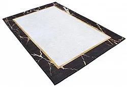 Tapis Wilton - Cerasia (noir/blanc/doré)