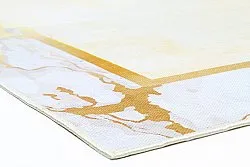 Tapis Wilton - Cerasia (beige/blanc/doré)