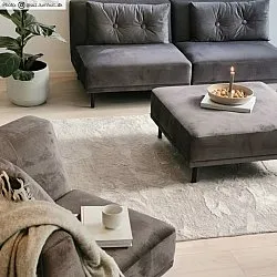 Tapis moelleux - Aranga Super Soft Fur (gris)