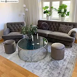 Tapis Wilton - Art Silk (gris)