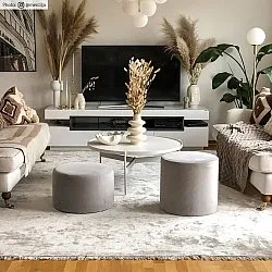 Tapis Wilton - Art Silk (gris clair/beige)
