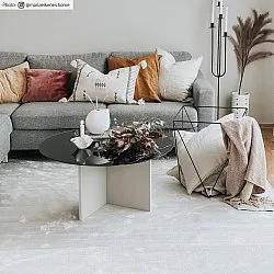 Tapis Wilton - Art Silk (gris clair/beige)
