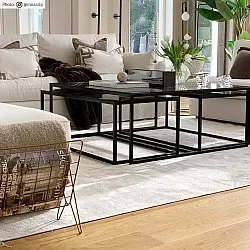 Tapis Wilton - Art Silk (gris clair/beige)