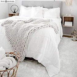 Tapis à poils longs - Cosy (blanc)