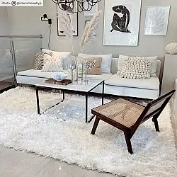 Tapis ronds - Janjira (blanc)