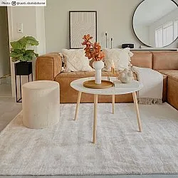 Tapis rond - Jodhpur Special Luxury Edition Viscose (beige clair)