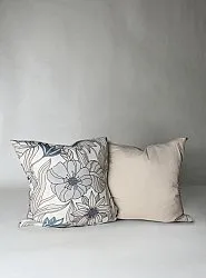 Housse de coussin lot de 2 - Aurelia (bleu)