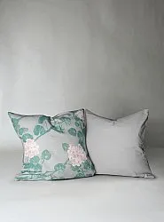 Housse de coussin lot de 2 - Amara (gris/rose)