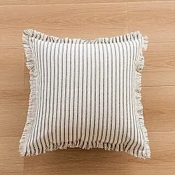 Housse de coussin - Fringed (gris)