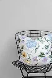 Housse de coussin - Dahlia (bleu)