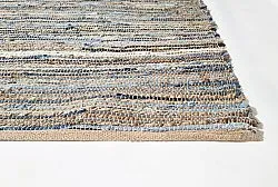 Tapis patchwork - Darsi (bleu/beige)