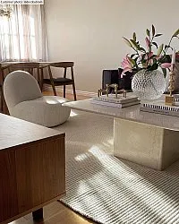 Tapis en laine - Coastal (crème)