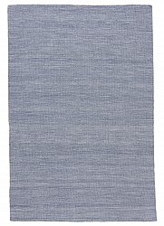 Tapis de laine - Dhurry (bleu acier)