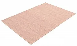 Tapis en laine - Dhurry (rose)