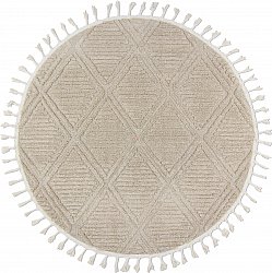 Tapis rond - Dover (beige)
