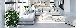 Tapis Wilton - Rosetta (gris)