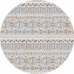 Tapis rond - Goulette (multicolore)