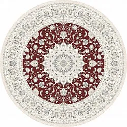 Tapis rond - Arabella (bordeaux)