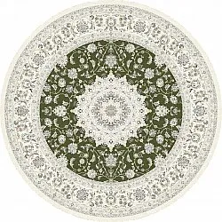 Tapis rond - Arabella (vert)