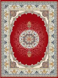 Tapis Wilton - Lukla (rouge)